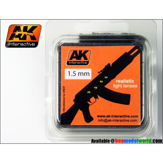 Realistic Light Lenses - Amber (Diameter: 1.5mm)