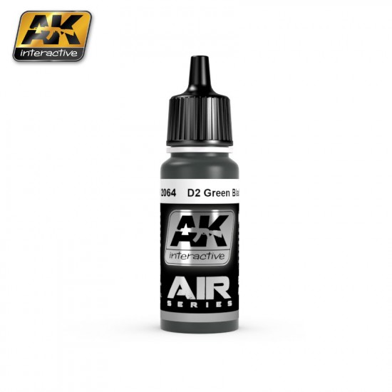 Aircraft Series Acrylic Paint - D2 Green Black (17ml)