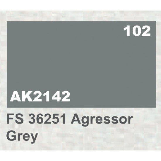 AK-Interactive Acrylic Paint - FS 36251 Agressor Grey (17ml) | BNA ...