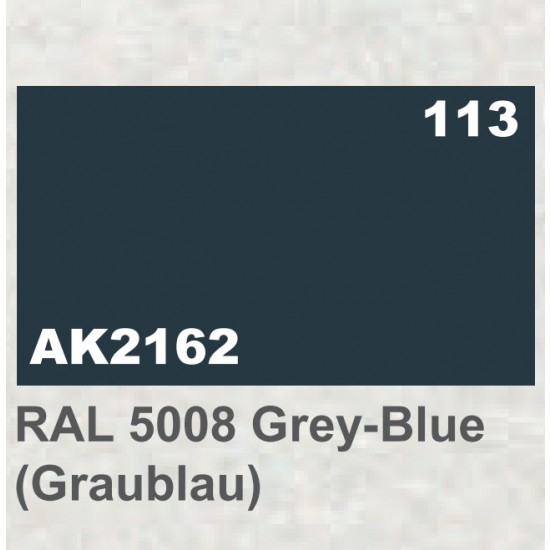 Acrylic Paint - RAL 5008 Grey-Blue Graublau (17ml)