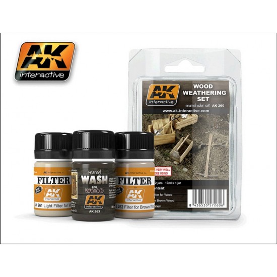 Wood Weathering set (35ml x 3)