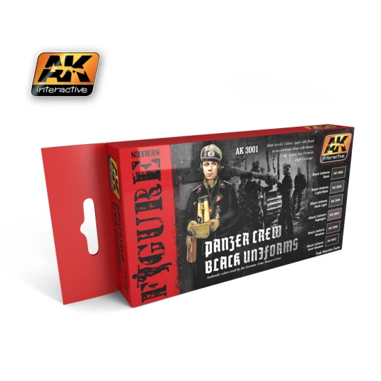 Panzer Crew Black Uniforms Set (6 x17ml)
