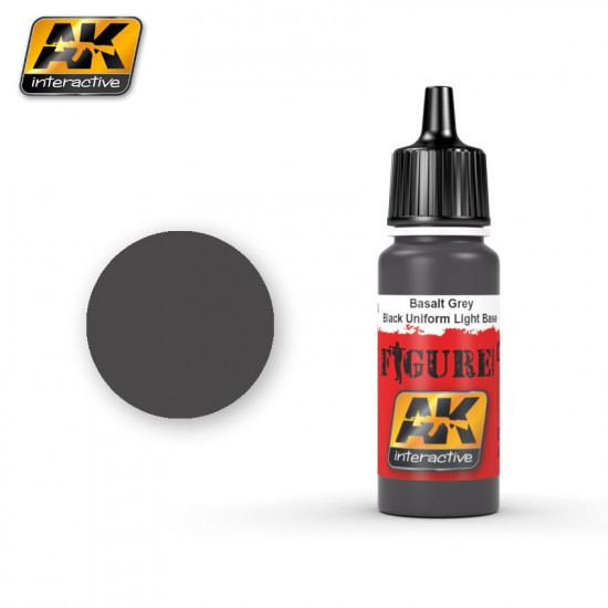 Figure Series Acrylic Paint - Basalt Grey / Black Uniform Light Base (17ml)