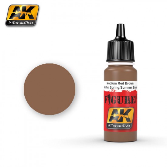 Figure Series Acrylic Paint - Medium Red Brown / Waffen Spring / Summer Base (17ml)