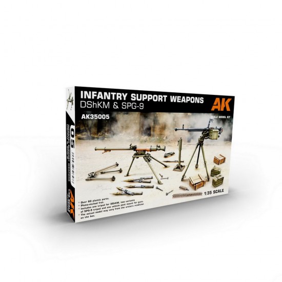 1/35 Infantry Support Weapon Set: DShKM & SPG-9