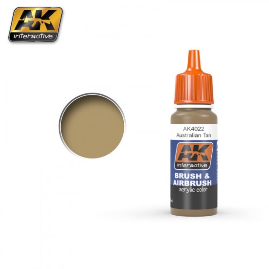 Acrylic Paint - Australian Tan (17ml)