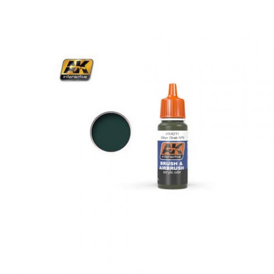 Acrylic Paint - Olive Drab No. 9 (FS33070) 17ml
