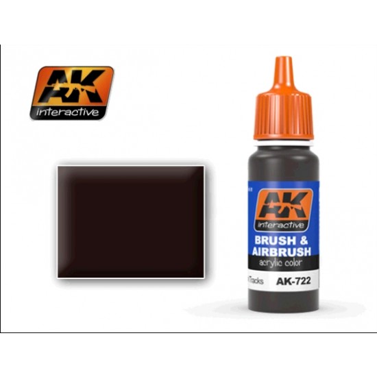 Acrylic Paint - Dark Tracks (17ml)