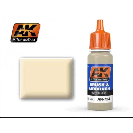 Acrylic Paint - Dry Light Mud (17ml)