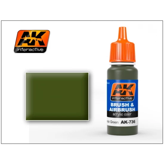 Spanish Green Acrylic Paint for Spanish Armoured Vehicles (17ml)