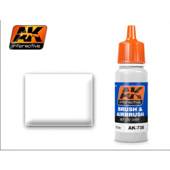Acrylic Paint - White (17ml)