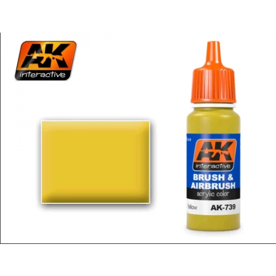 Acrylic Paint - Yellow (17ml)