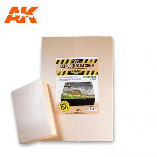 Building Materials - Extruded Foam 30mm A4 Size, Already Cut (4pcs)