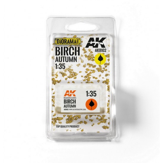 1/35 Birch Autumn Leaves (laser-cut)