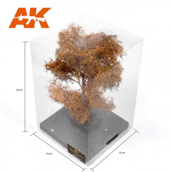 White Poplar Autumn Tree for H0 / 1/72 / 1/48 Scale Scene (height: 190-200mm approx.)