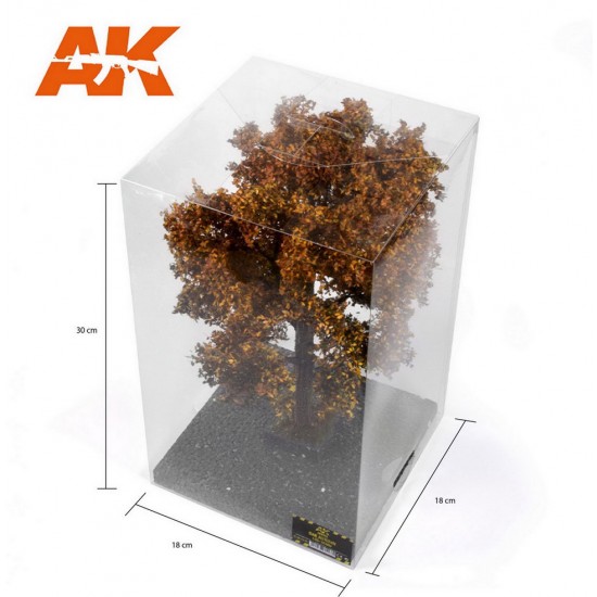 Oak Autumn Tree for 1/35 / 1/32 / 54mm Scale Scene (height: 260-270mm approx.)