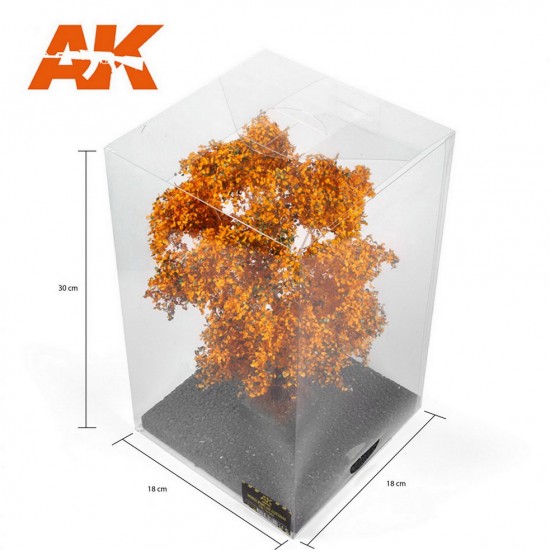 White Poplar Autumn Tree for 1/35 / 1/32 / 54mm Scale Scene (height: 260-270mm approx.)