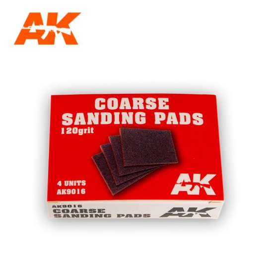 Coarse Sanding Pads #120 Grit (4pcs)