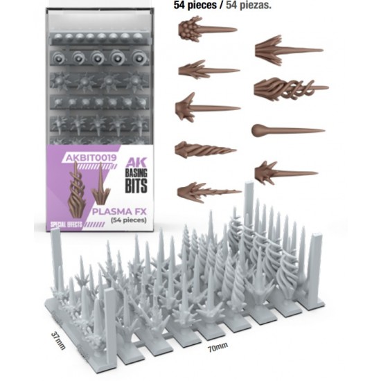 Wargames Basing Bit - Special Effects #Plasma FX (54pcs)