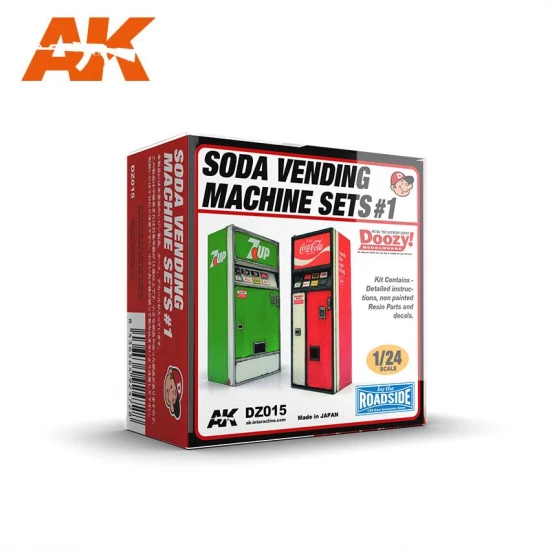 1/24 Soda Vending Machine Sets Vol.1