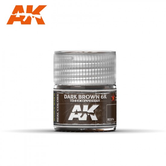 Real Colours Series Acrylic Lacquer Paint - Dark Brown 6K (10ml)