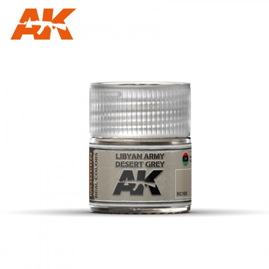 Real Colours Series Acrylic Lacquer Paint - Libyan Army Desert Grey (10ml)