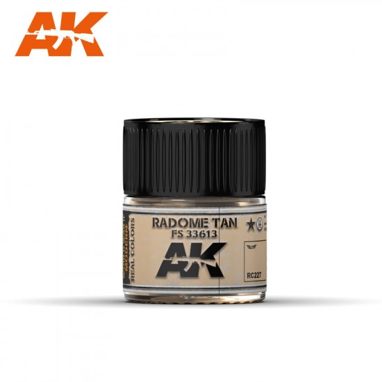 Real Colours Aircraft Acrylic Lacquer Paint - Radome Tan FS 33613 (10ml)