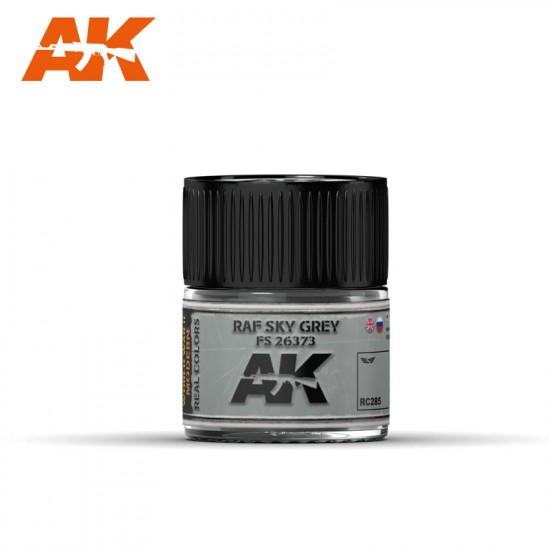 Real Colours Aircraft Acrylic Lacquer Paint - RAF SKY GREY / DKH L40/52 GRAU / FS 26373 (10ml)