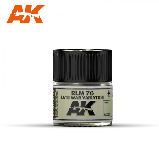 Real Colours Aircraft Acrylic Lacquer Paint - RLM 76 Late War Variation (10ml)