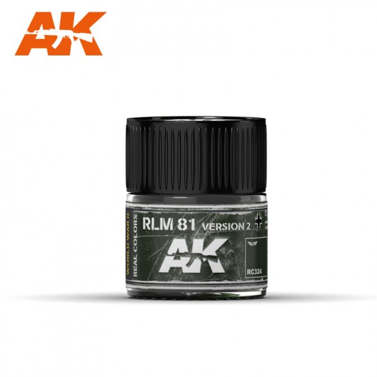 Real Colours Aircraft Acrylic Lacquer Paint - RLM 81 Version 2 (10ml)