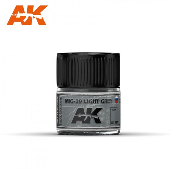 Real Colours Aircraft Acrylic Lacquer Paint - MIG-29 Light Grey (10ml)