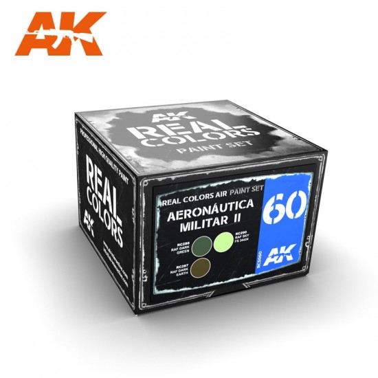Aircraft Acrylic Lacquer Paints Set - Aeronautica Militar II (3 x 10ml)