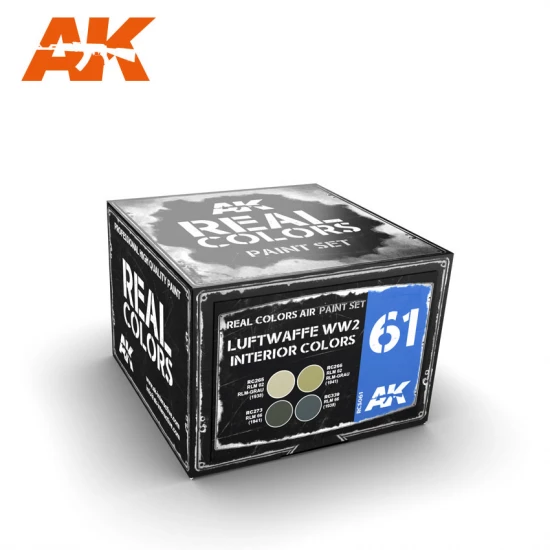 Acrylic Lacquer Paints Set - WWII Luftwaffe Interior (4 x 10ml)