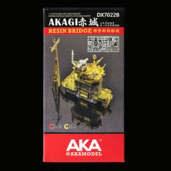 1/700 IJN Aircarrier Akagi Resin Bridge Detail-up Set
