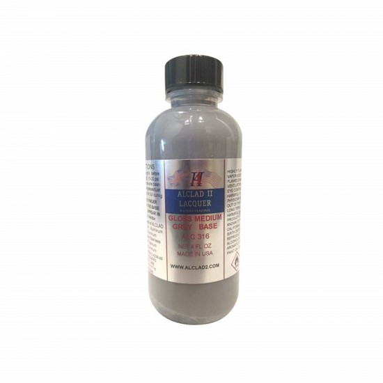 Gloss Medium Grey Base 4oz/120ml