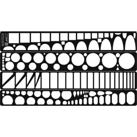 Scribing Templates for 1/48 Aircraft Models