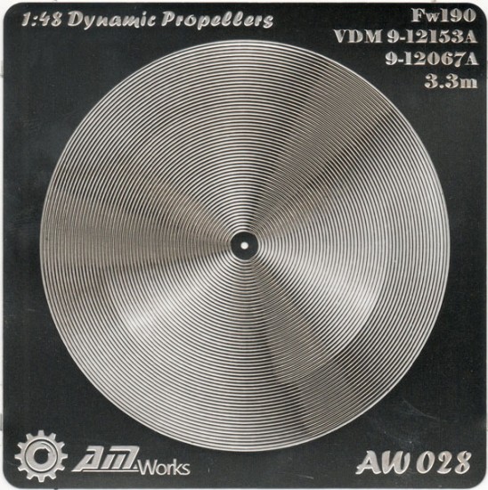 Dynamic Propeller for 1/48 Fw190 3.3m VDM9-12153A / 9-12067A