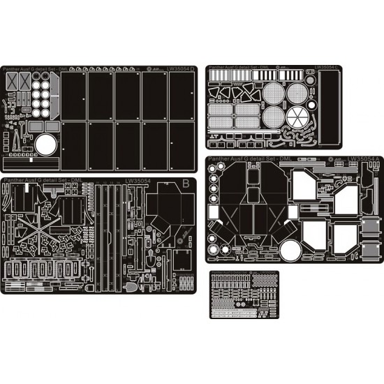 1/35 Panther G Detail Set (for Dragon Smart kits 6268, 6370, 6267)