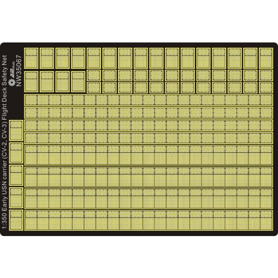 1/350 USN Early WWII Aircraft Carrier (CV-2,CV-3) Flight Deck Safety Nets