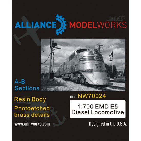 1/700 EMD E5 Diesel Locomotive