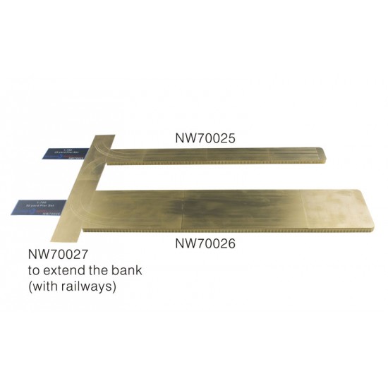 1/700 Pier Extension for Extending Rails Beyond for Both 25 & 50 yard Piers