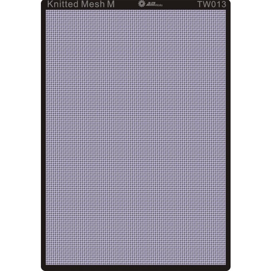 Knitted Mesh - Medium 0.8mm Spacing (Size: 11cm x 7cm)