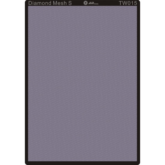 Diamond Mesh - Small 0.4mm Spacing (Size: 11cm x 7cm)