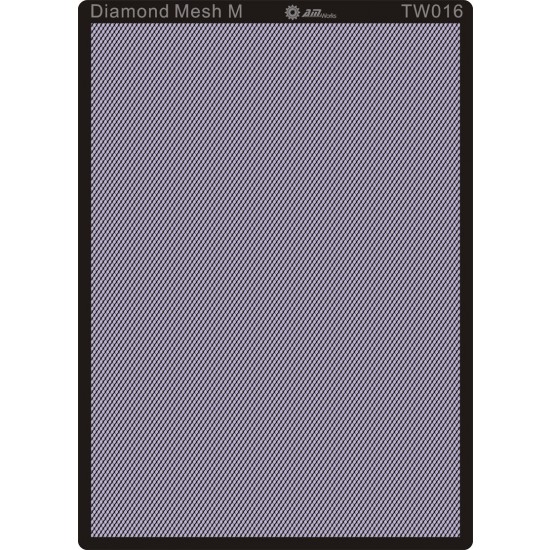 Diamond Mesh - Medium 0.7mm Spacing (Size: 11cm x 7cm)