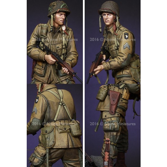 1/16 101st Airborne "Screaming Eagles" (1 Figure with 2 Different Heads)