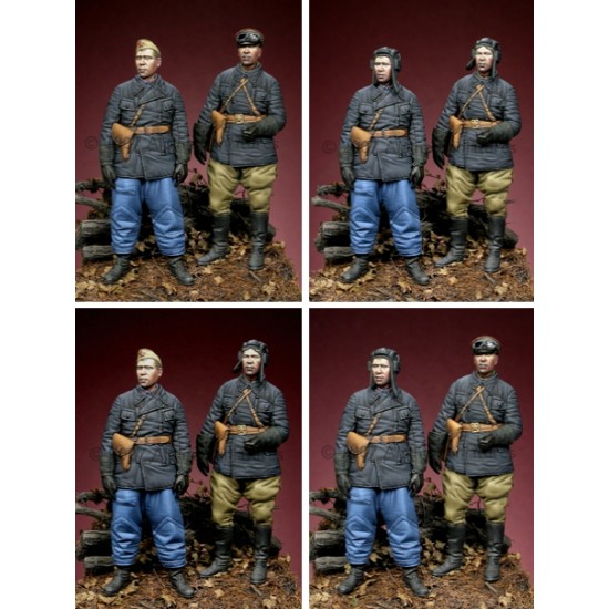 1/35 WWII Russian Tank Crew Set (2 figures)