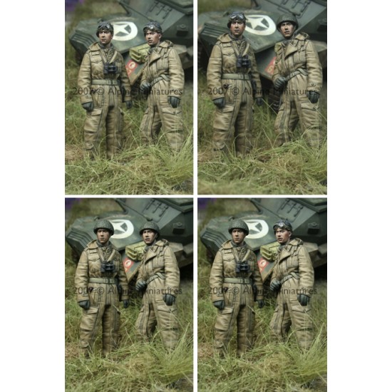 1/35 WWII British Tank Crew Set (2 figures)