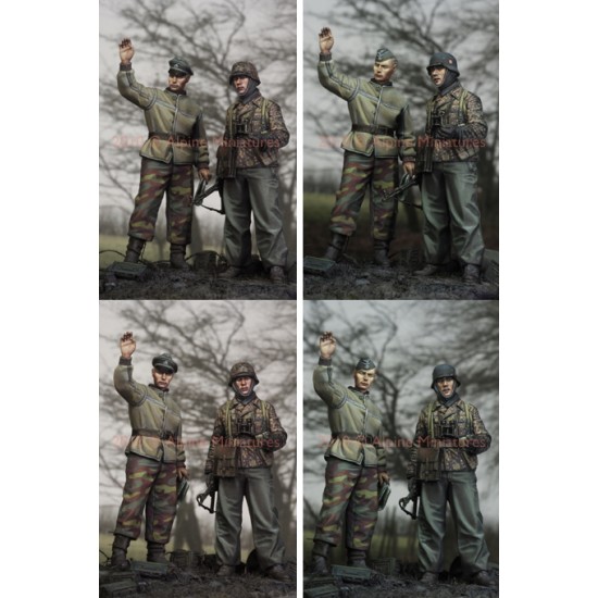 1/35 LAH Officers Ardennes Set #2 (2 figures)