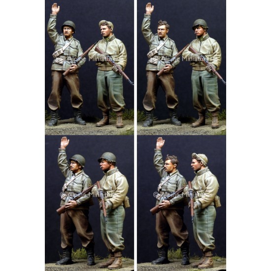 1/35 WWII US infantry Set (2 figures)