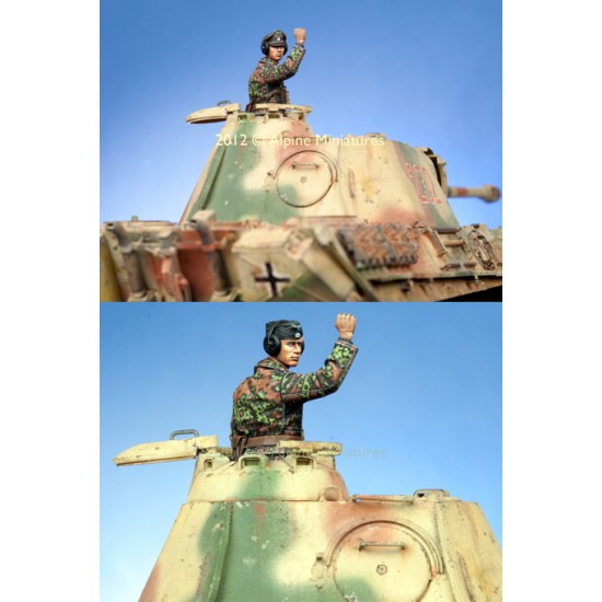 1/35 WSS Panzer Commander #1 (1 figure)